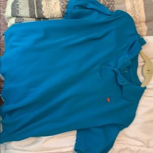 Blue polo shirt!